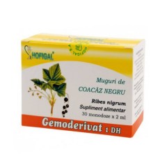 Muguri de coacaz negru Gemoderivat, 30 monodoze, Hofigal